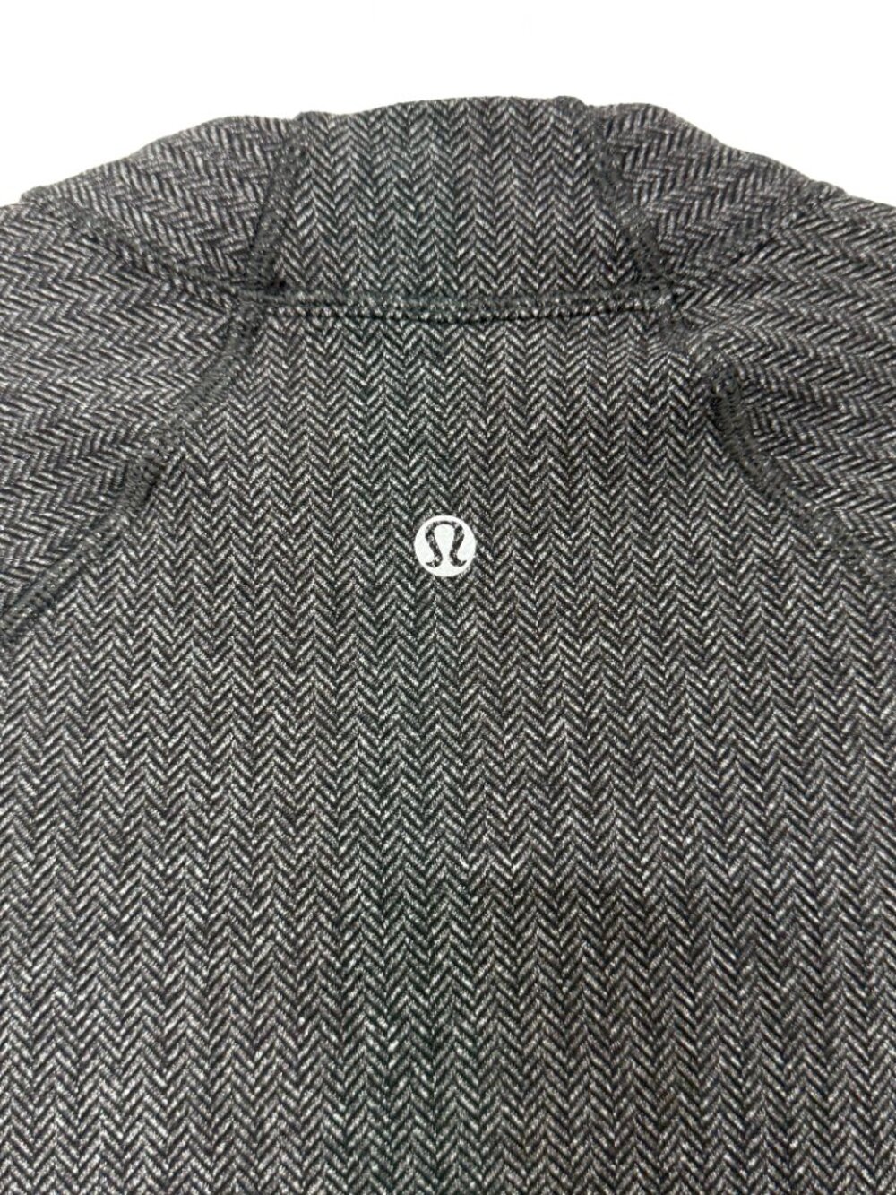 Lululemon Think Fast Long Sleeve Heathered Herringbone Women's top size 10 - Picture 6 of 9